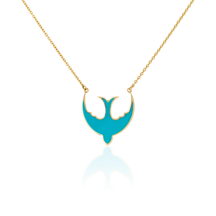 Blue Colombe Necklace