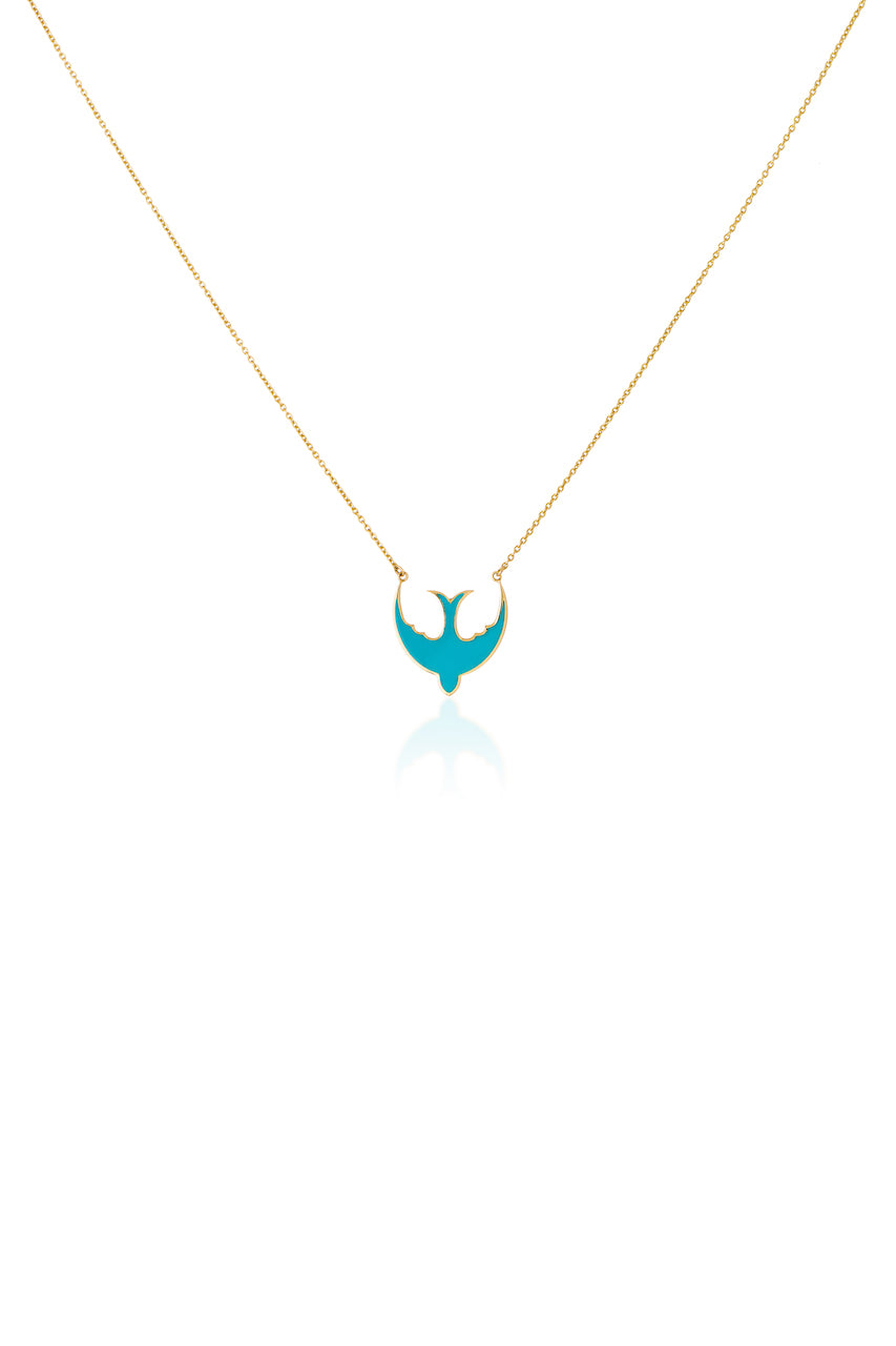 Blue Colombe Necklace